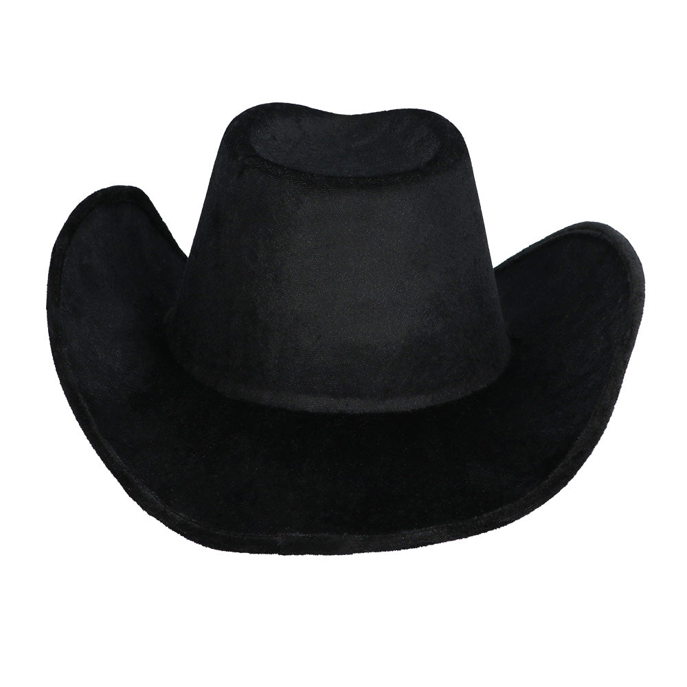 Chapeau Cowboy Noir Strass Étoiles - Déguisement Western