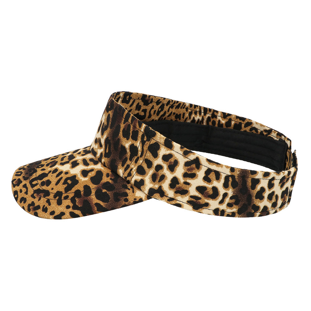 Visière Léopard Animal Print - Accessoire Fête Déguisement