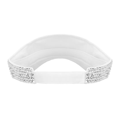 Visière à Paillettes Argentées - Accessoire Disco et Soirée Brillant