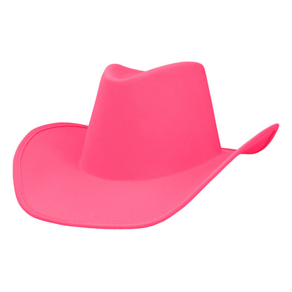 Chapeau Cowboy Fluo UV Blacklight - 5 Couleurs Disco
