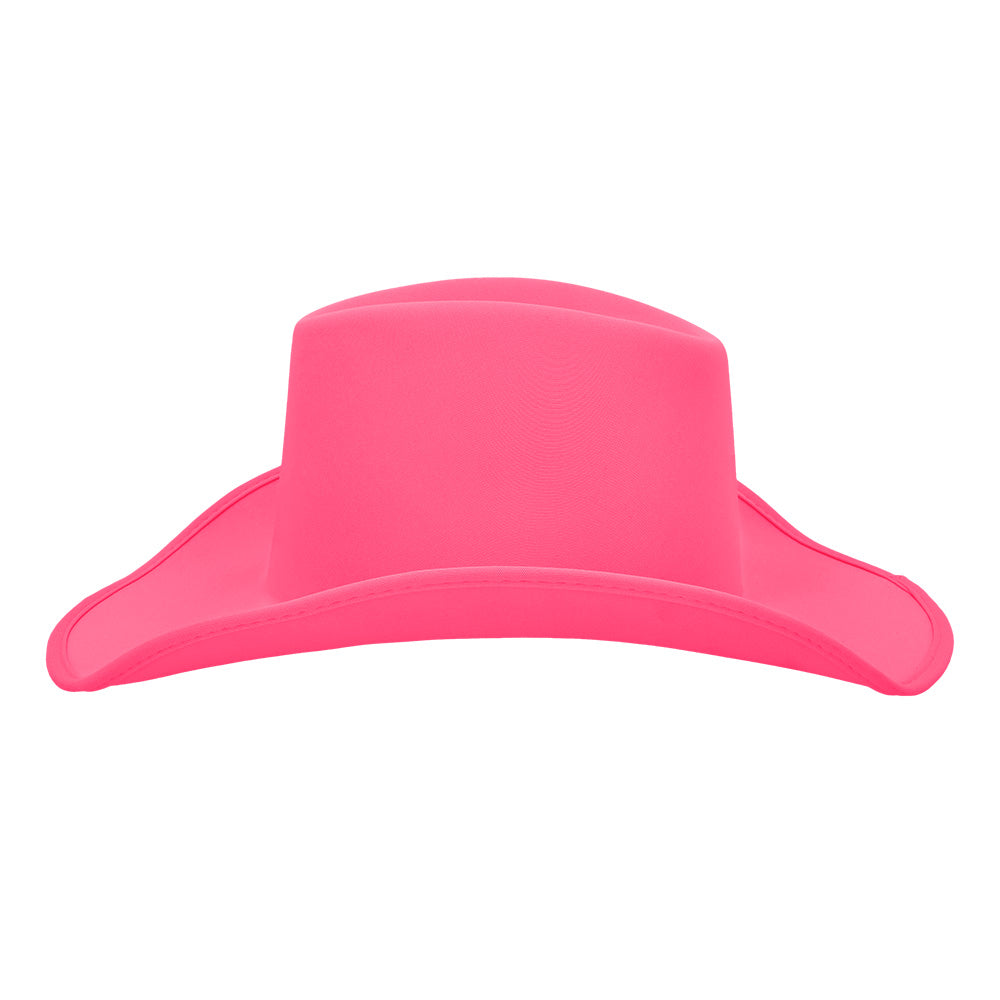 Chapeau Cowboy Fluo UV Blacklight - 5 Couleurs Disco