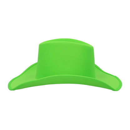 Chapeau Cowboy Fluo UV Blacklight - 5 Couleurs Disco