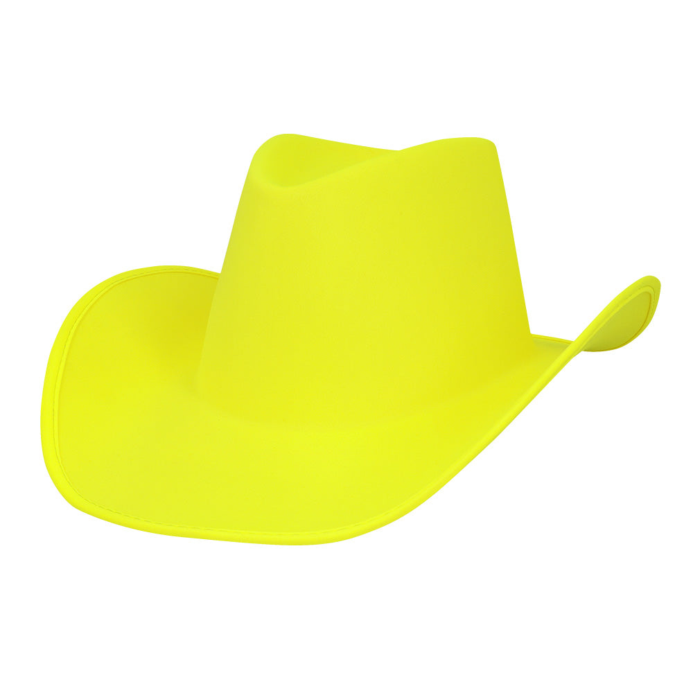Chapeau Cowboy Néon UV Blacklight Fluo Adulte