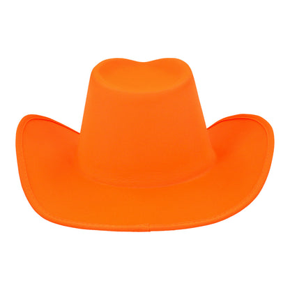 Chapeau Cowboy Fluorescent Orange UV Blacklight