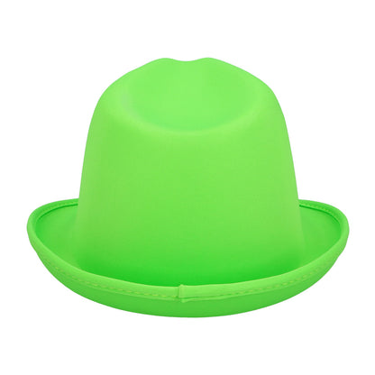 Chapeau Borsalino Fluo Brillant UV - Couleurs Vives pour Fêtes