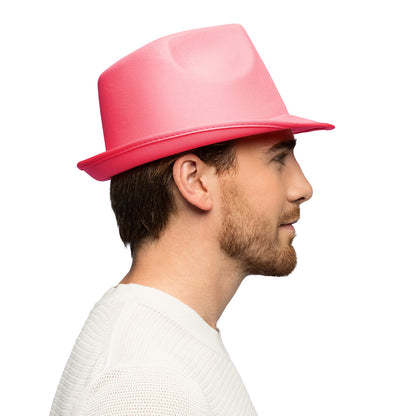 Chapeau Borsalino Fluo Brillant UV - Couleurs Vives pour Fêtes