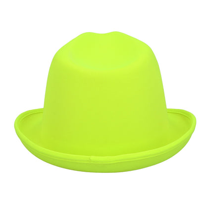 Chapeau Borsalino Fluo Brillant UV - Couleurs Vives pour Fêtes