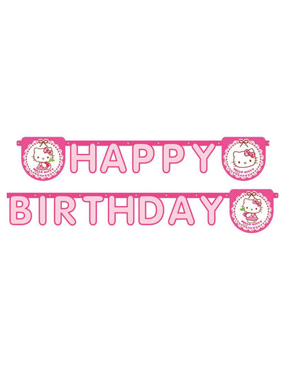 1 Guirlande Happy Birthday Hello Kitty 2 m