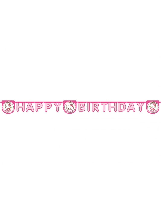 1 Guirlande Happy Birthday Hello Kitty 2 m
