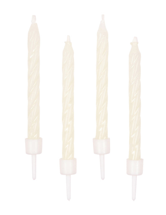 10 Bougies phosphorescentes 6 cm