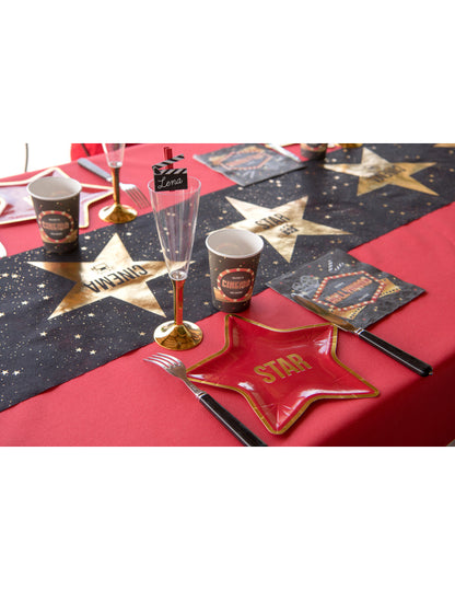 10 Gobelets carton Hollywood 7,8 x 9,7 cm