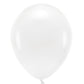 100 Ballons en latex pastel blanc 26 cm