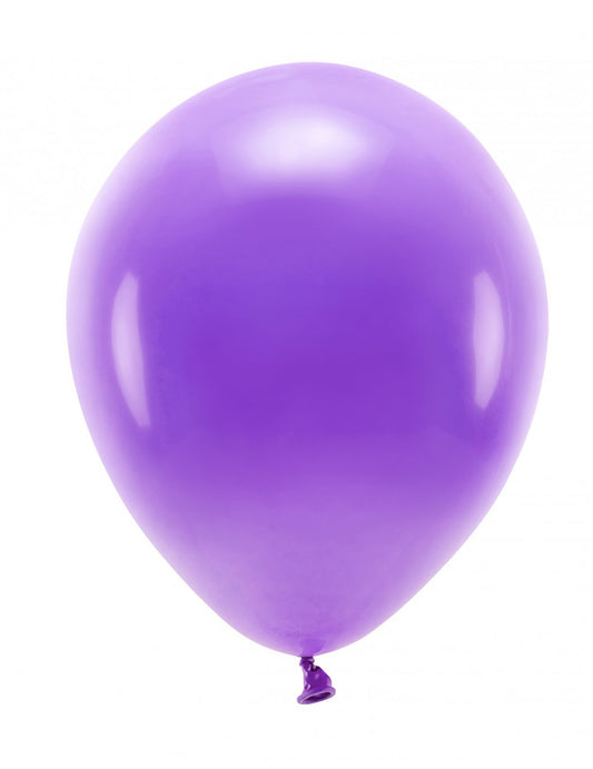 100 Ballons en latex pastel violet 26 cm