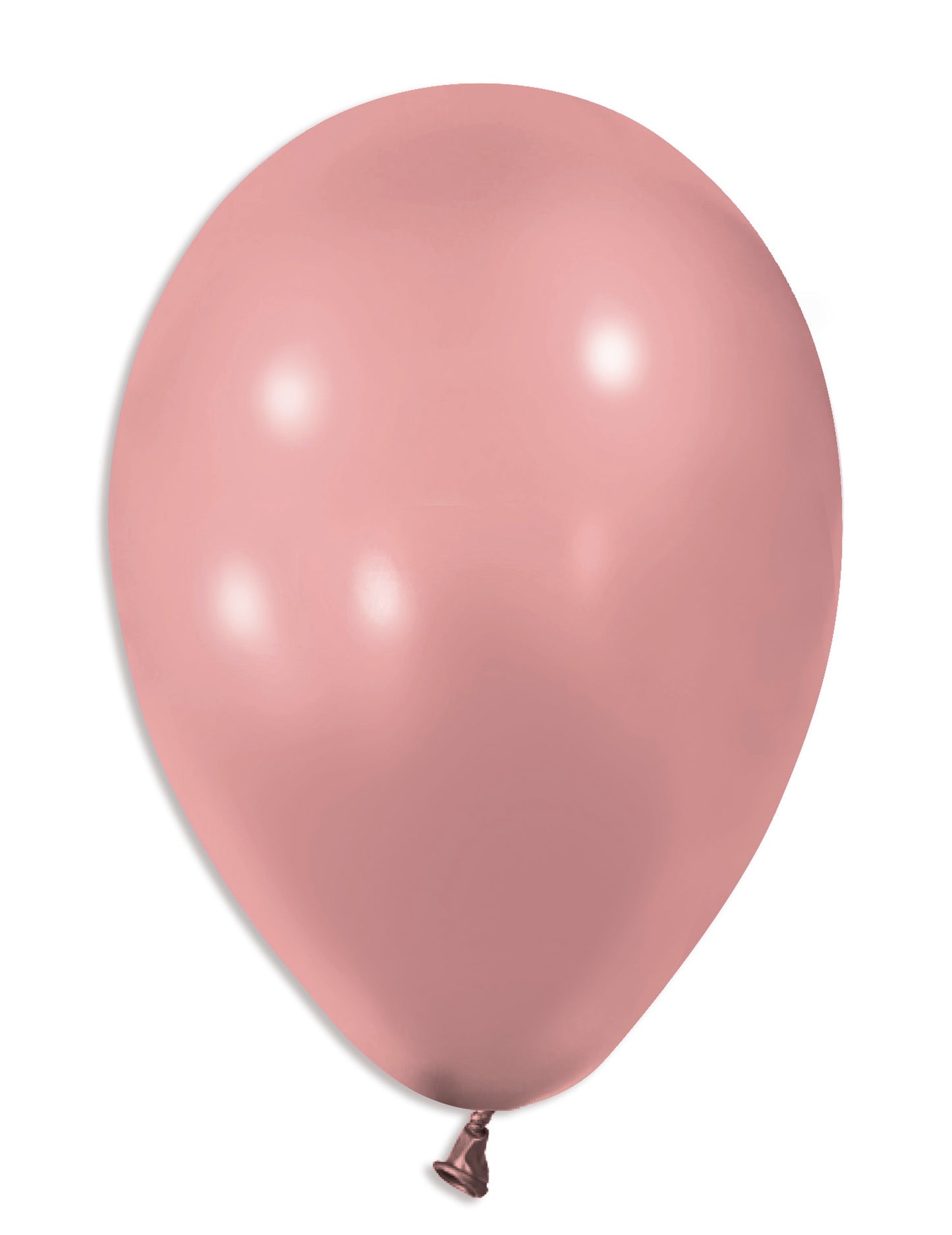 100 Ballons en latex rose gold métallisés 30 cm