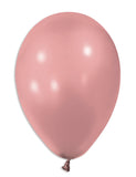 100 Ballons en latex rose gold métallisés 30 cm