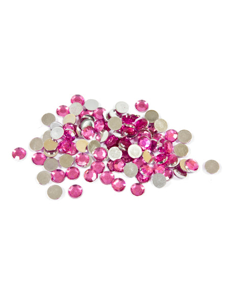 100 Petits confettis de table ronds fuchsia 0,6 cm