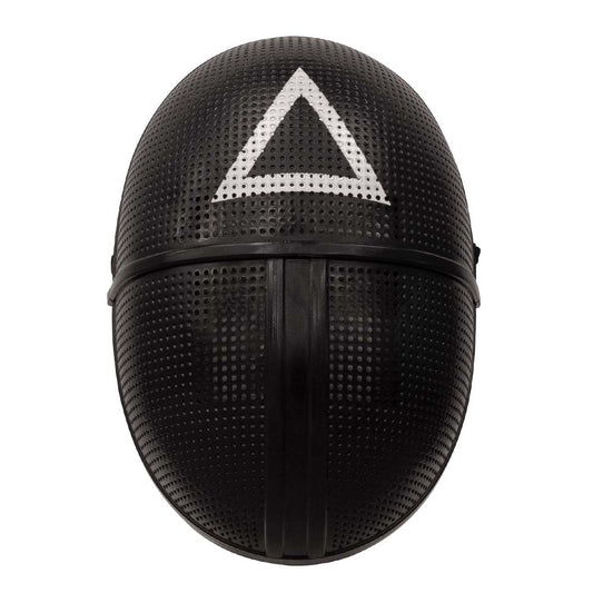 Masque Intégral Triangle Blanc - Déguisement Mystérieux Adulte