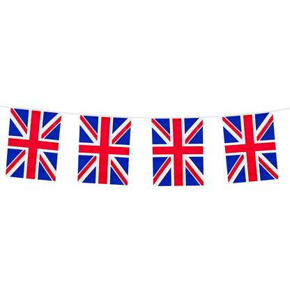 Guirlande Drapeaux Union Jack - 4 Fanions Britanniques 20x30cm
