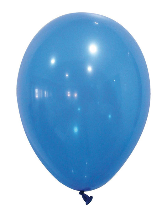 12 Ballons bleus 28 cm