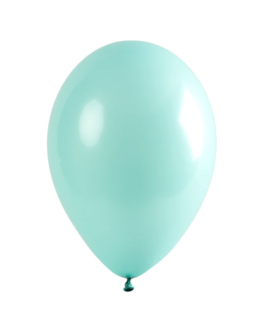 12 Ballons menthe 28 cm