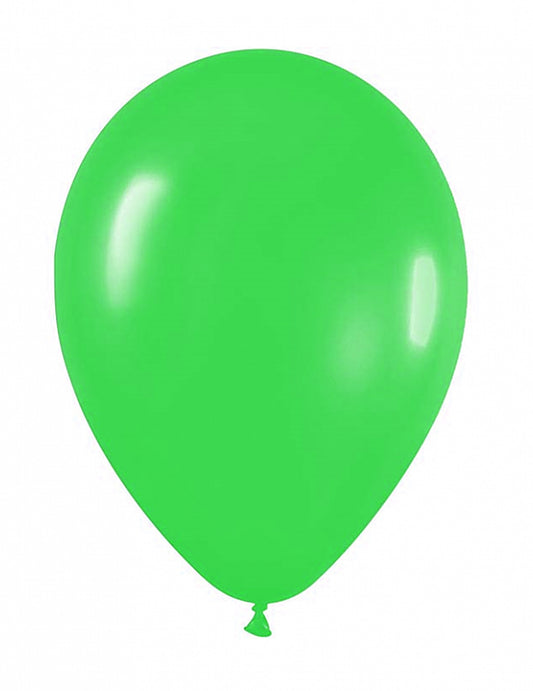 12 Ballons verts 28 cm