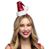 Serre-tête Sapin de Noël Rouge - Accessoire Fête Festif