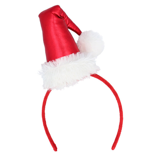 Serre-tête Sapin de Noël Rouge - Accessoire Fête Festif