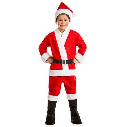 Déguisement Père Noël Enfant Complet avec Bonnet et Ceinture