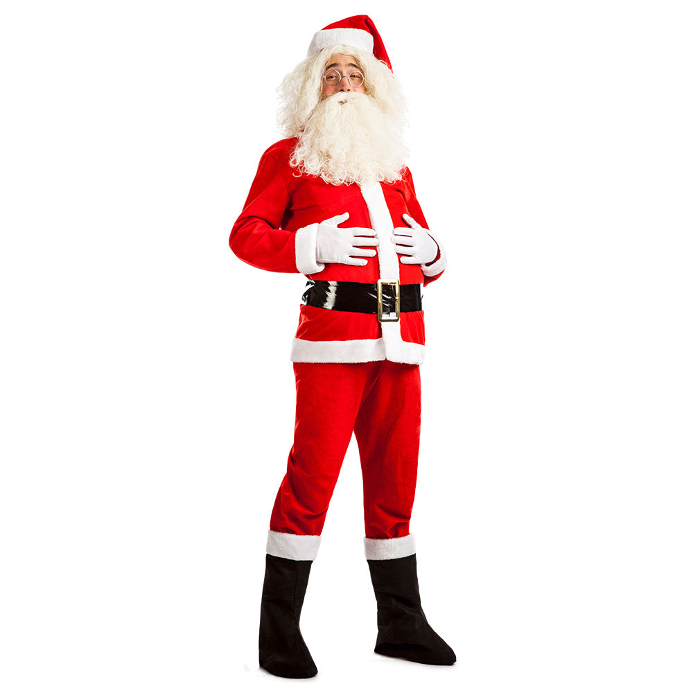Déguisement Père Noël Luxe Complet avec Barbe et Accessoires