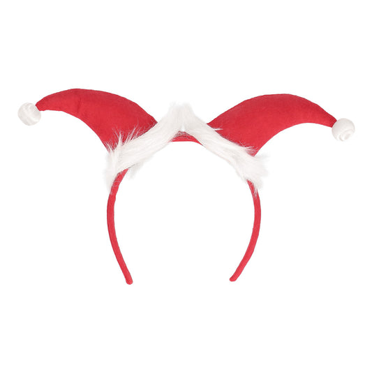 Serre-tête Cornes Lutin Noël avec LED - Déguisement Festif
