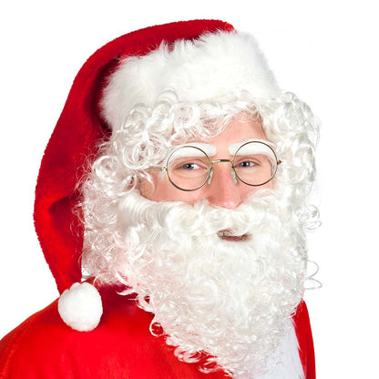 Lunettes Rondes Père Noël - Accessoire Costume Festif