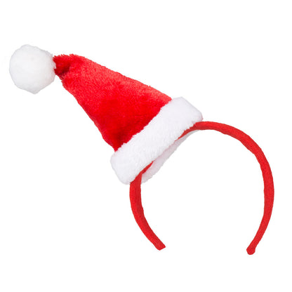 Serre-tête Père Noël avec Chapeau et Pompom