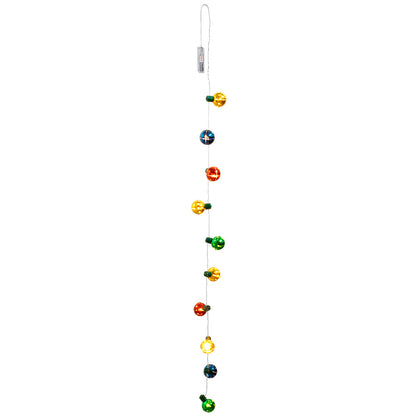 Guirlande Lumineuse Grelots Multicolores - 10 Clochettes LED