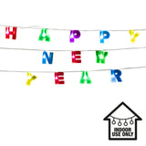 Guirlande LED Happy New Year Multicolore - 3,5m