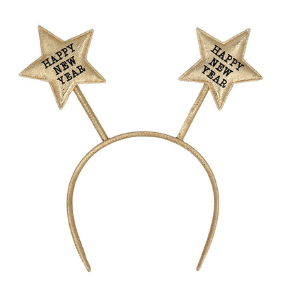 Serre-tête Nouvel An avec Étoiles « Happy New Year »
