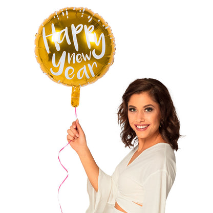 Ballon Hélium Bonne Année - Décoration Nouvel An Doré