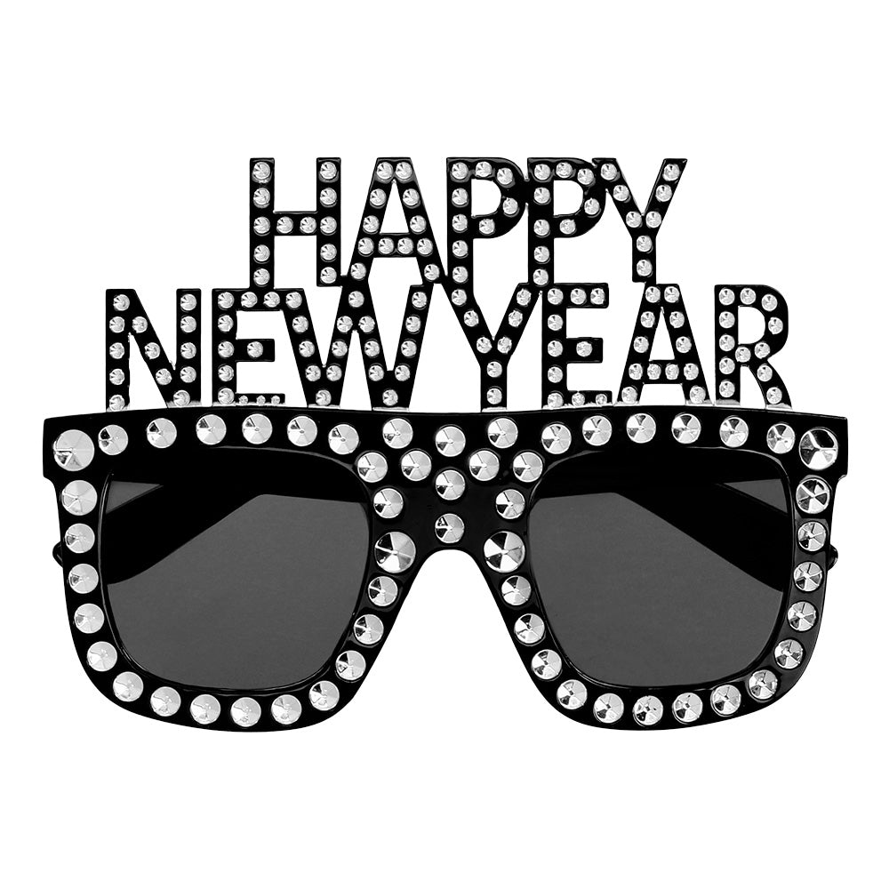 Lunettes Happy New Year Strass - Accessoire Fête Nouvel An