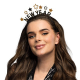 Serre-tête Bonne Année avec Étoiles - Accessoire Fête Nouvel An