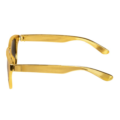 Set Luxe Or 4 Pièces - Lunettes, Nœud Pap', Bretelles Paillettes