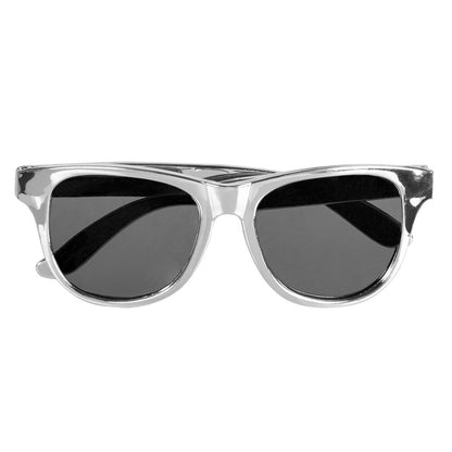 Kit Disco Paillettes Blanc - Lunettes + Nœud + Bretelles