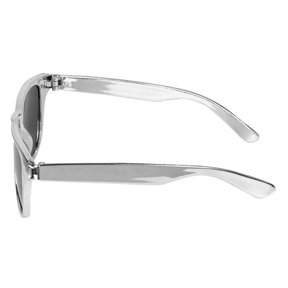 Kit Disco Paillettes Blanc - Lunettes + Nœud + Bretelles