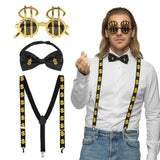 Kit Accessoires Dollar Luxe - Lunettes, Nœud & Bretelles