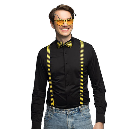 Kit Déguisement Abeille Adulte - Lunettes, Nœud Pap', Bretelles