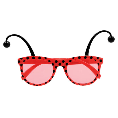 Ensemble Costume Coccinelle : Lunettes, Nœud & Bretelles