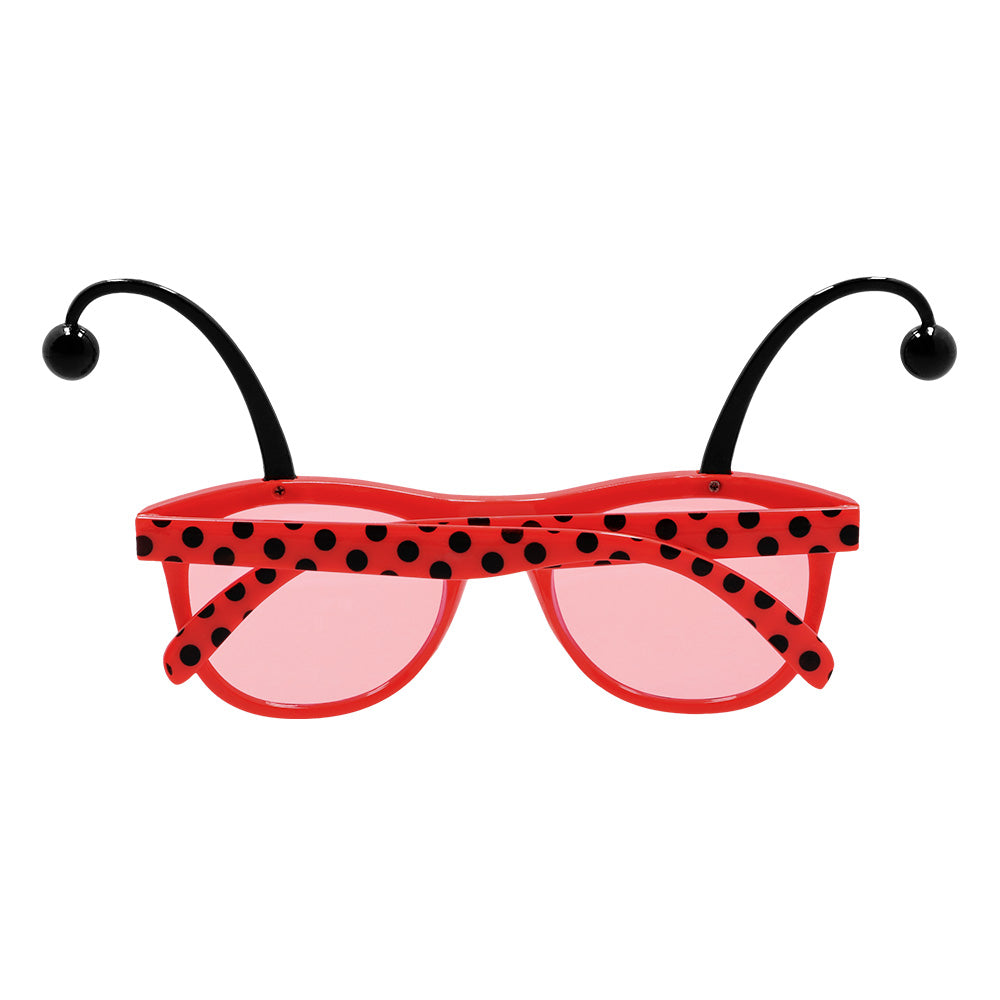 Ensemble Costume Coccinelle : Lunettes, Nœud & Bretelles