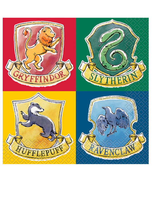 16 Serviettes Harry Potter 33 x 33 cm