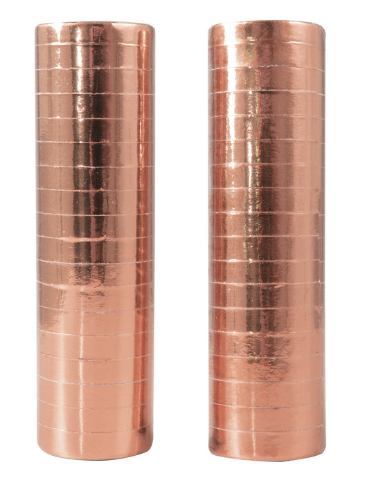 2 Rouleaux de serpentins rose gold 4 m