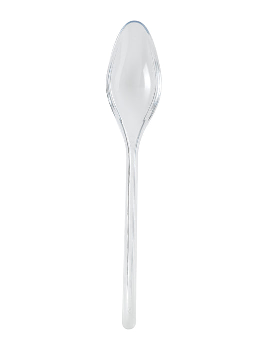 20 cuillères entremet en plastique cristal 14 cm