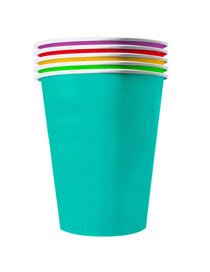 20 Gobelets américains carton recyclable Summer 53 cl