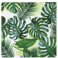 20 Petites serviettes en papier Tropical vert 25 x 25 cm